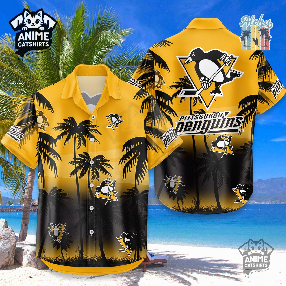 Washington Nationals Hawaiian Shirt & Shorts Set Washington Nationals Hawaiian Shirt & Shorts Set