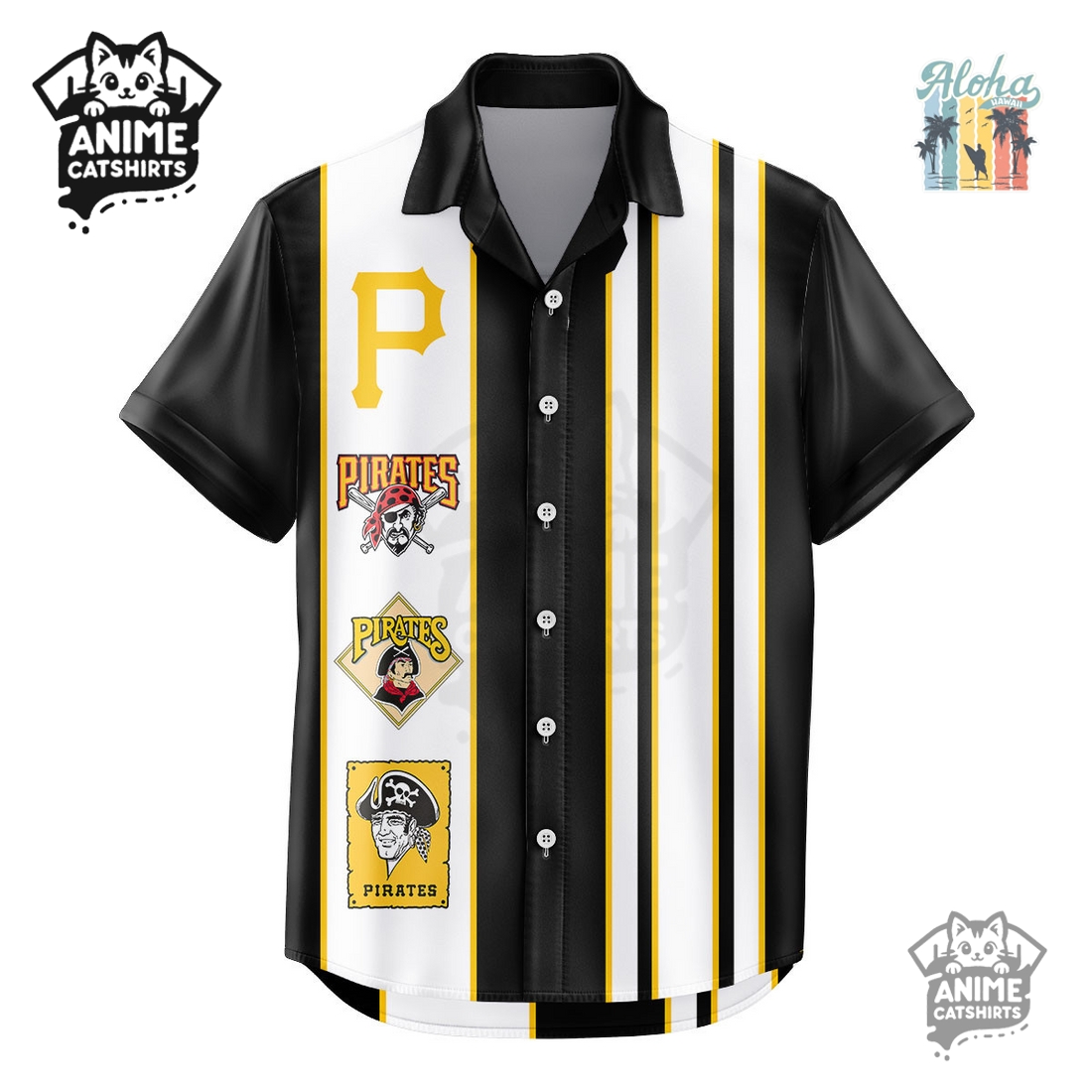 Pittsburgh Pirates MLB Aloha Hawaiian Shirt Pittsburgh Pirates MLB Aloha Hawaiian Shirt