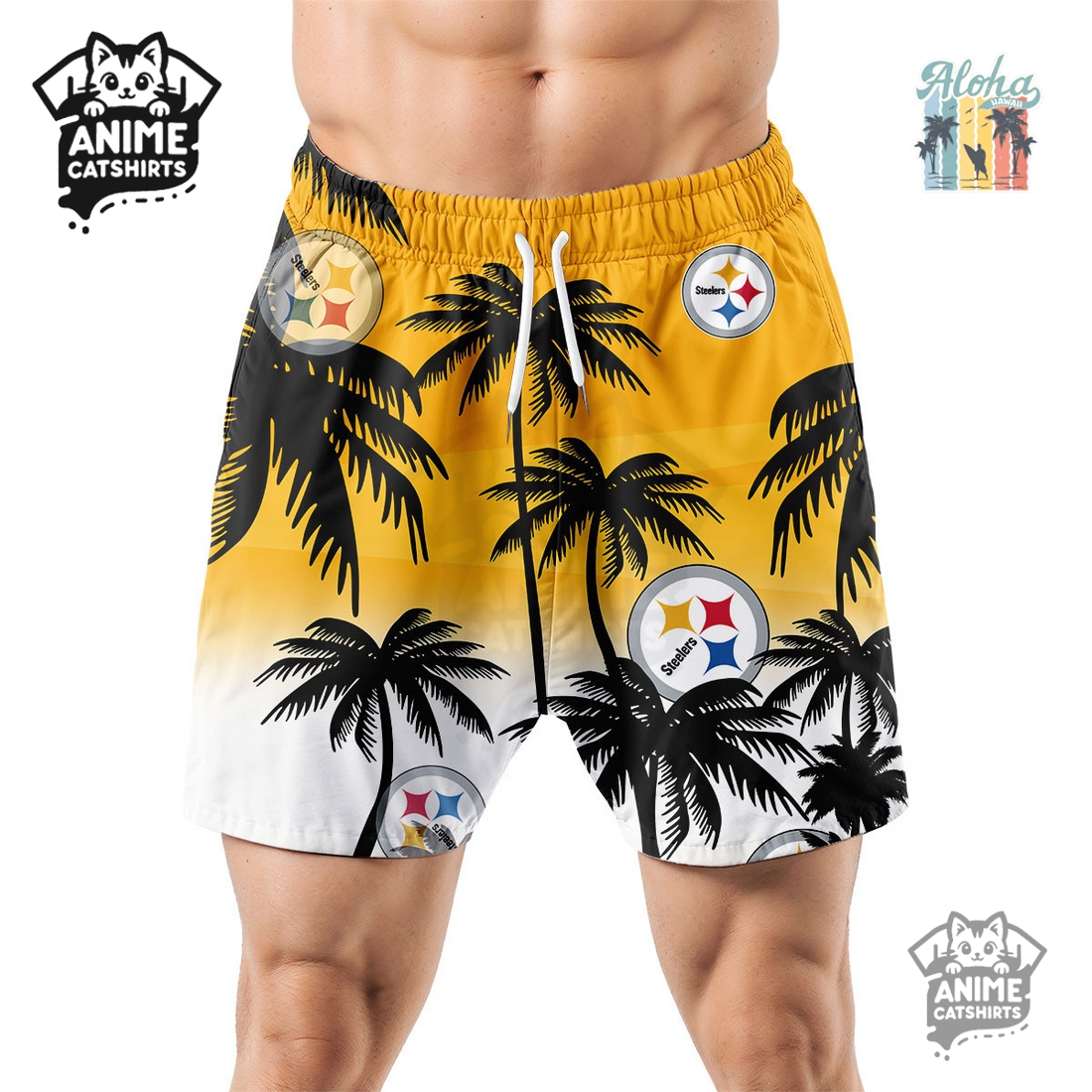 Pittsburgh Steelers NFL Aloha Shirt Pittsburgh Steelers NFL Aloha Shirt