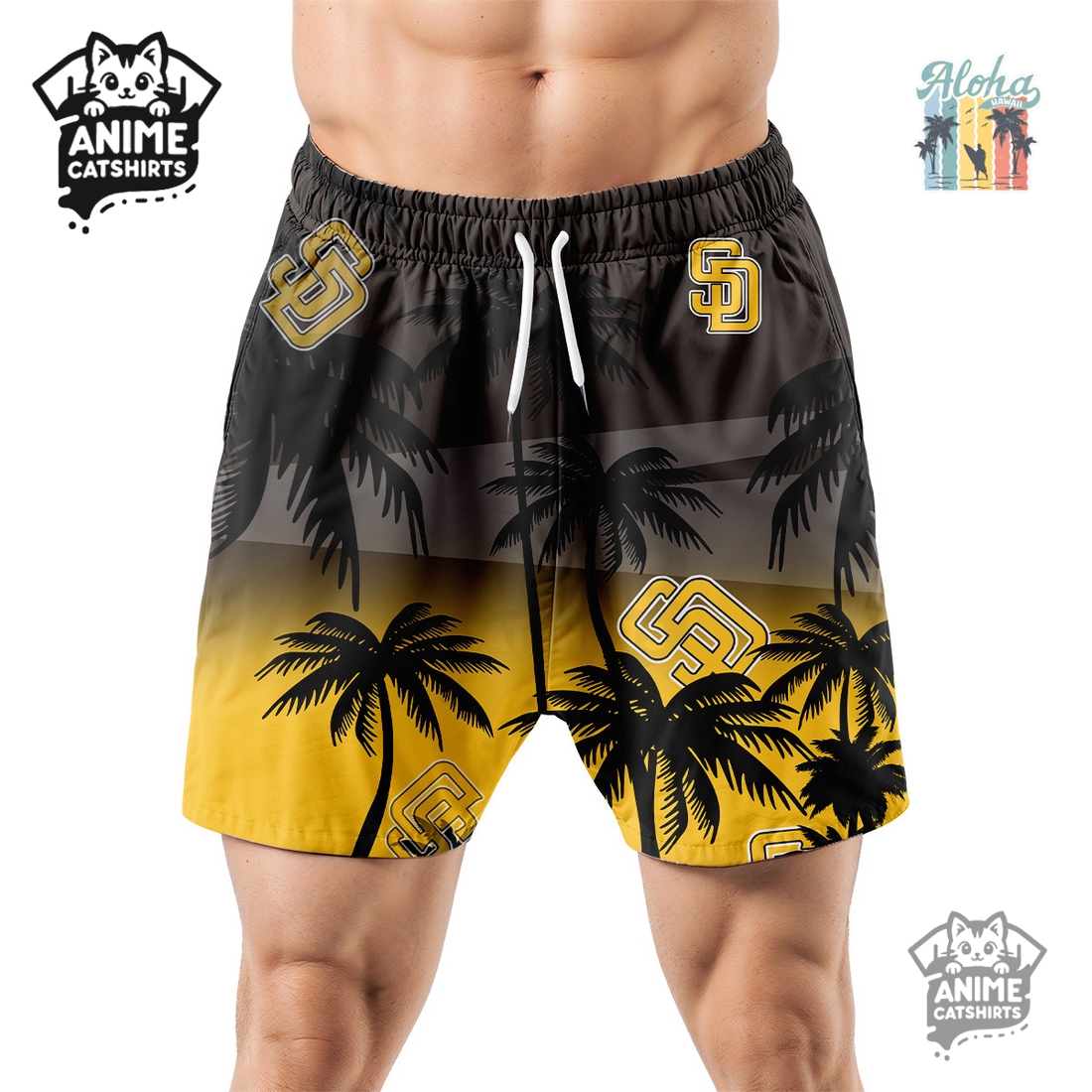 San Diego Padres MLB Aloha Shirt San Diego Padres MLB Aloha Shirt