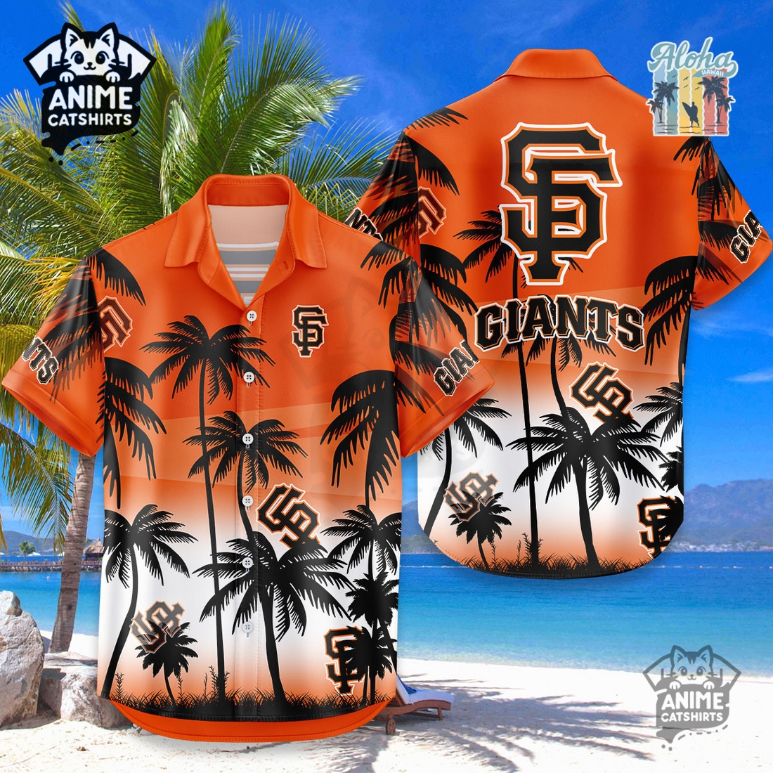 San Francisco Giants NFL Aloha Shirt