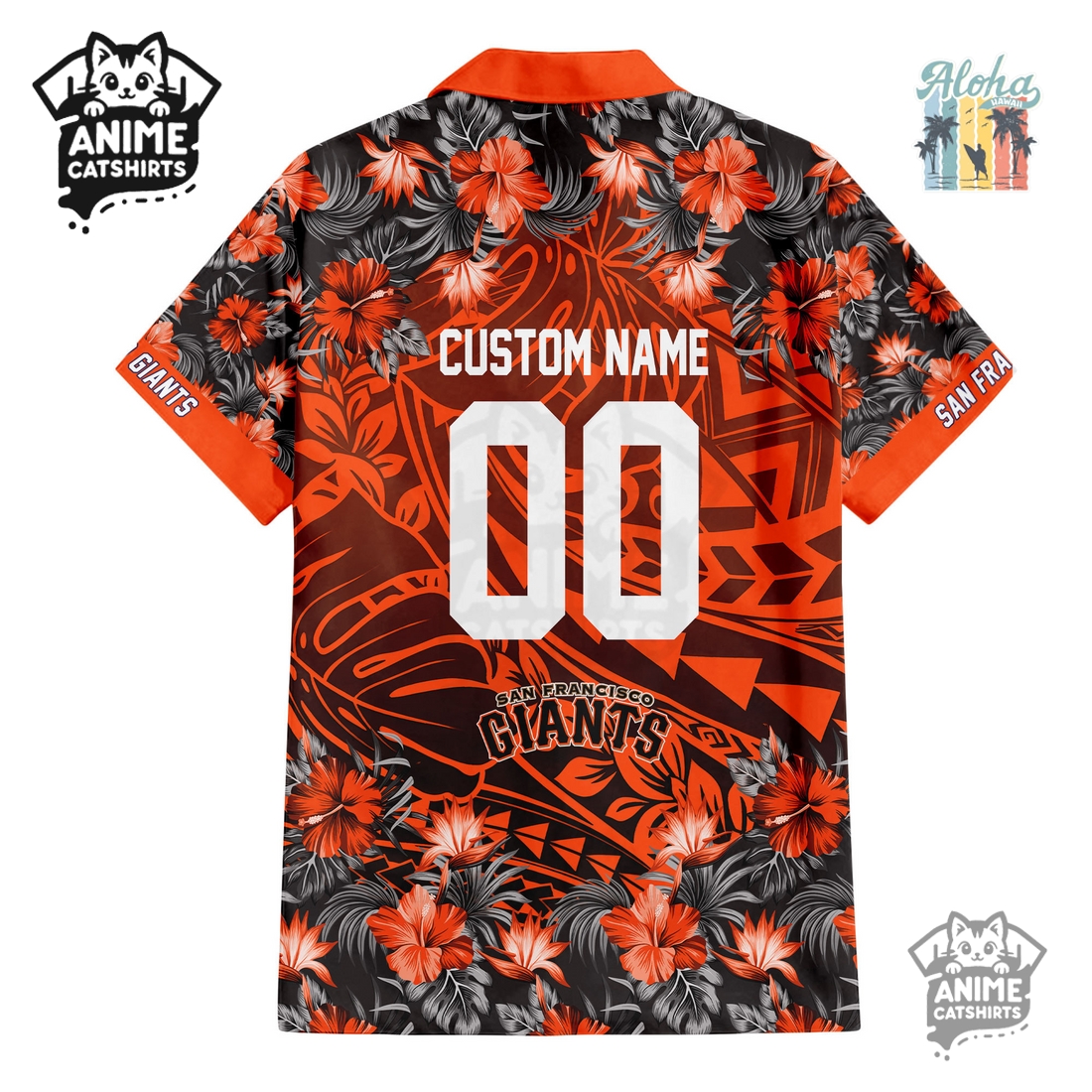 San Francisco Giants NFL Hawaiian Shirt & Shorts Set