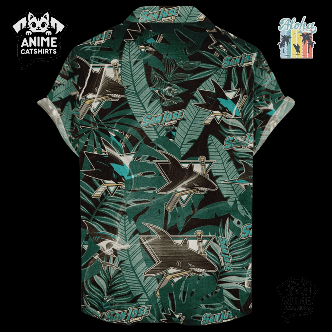San Jose Sharks Men’s NHL Hawaiian Shirt
