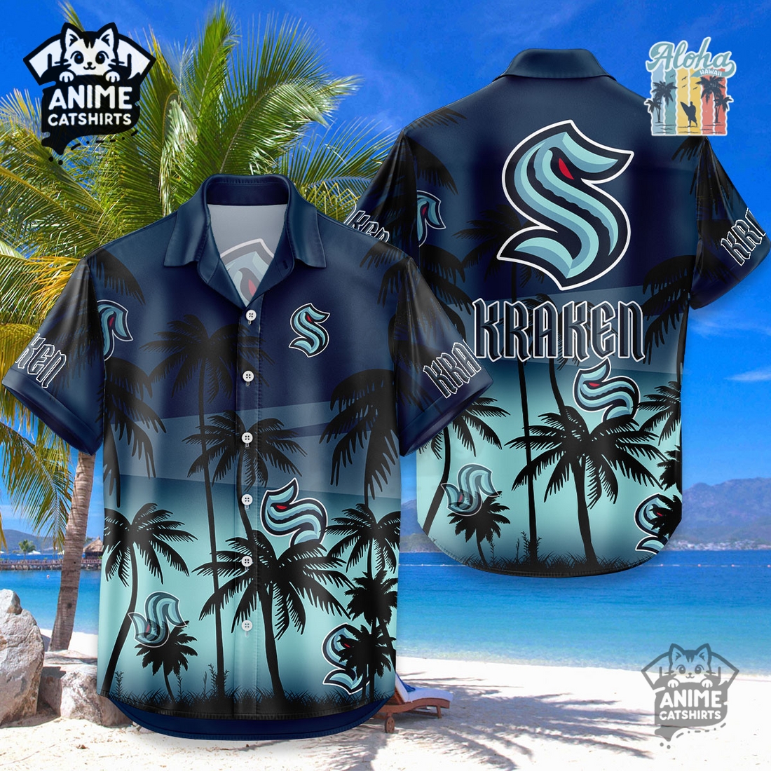 New York Yankees MLB Aloha Shirt New York Yankees MLB Aloha Shirt