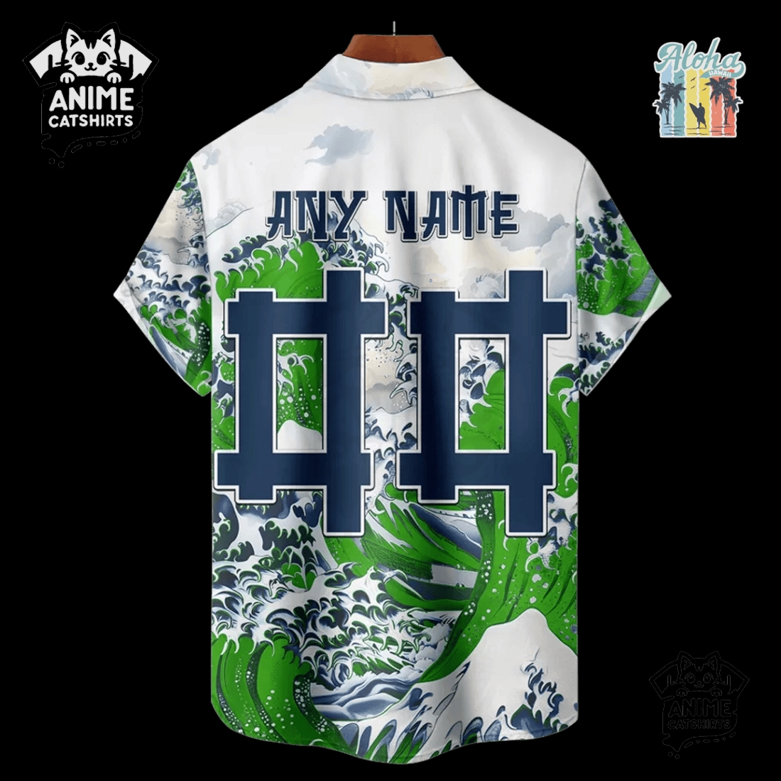 Seattle Seahawks Great Wave NFL Hawaiian Shirt