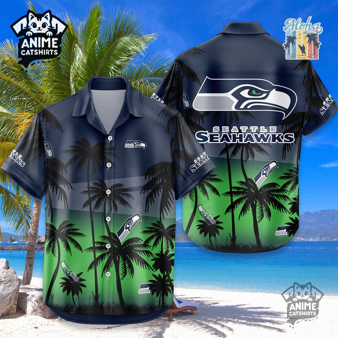Indianapolis Colts NFL Hawaiian Shirt & Shorts Set