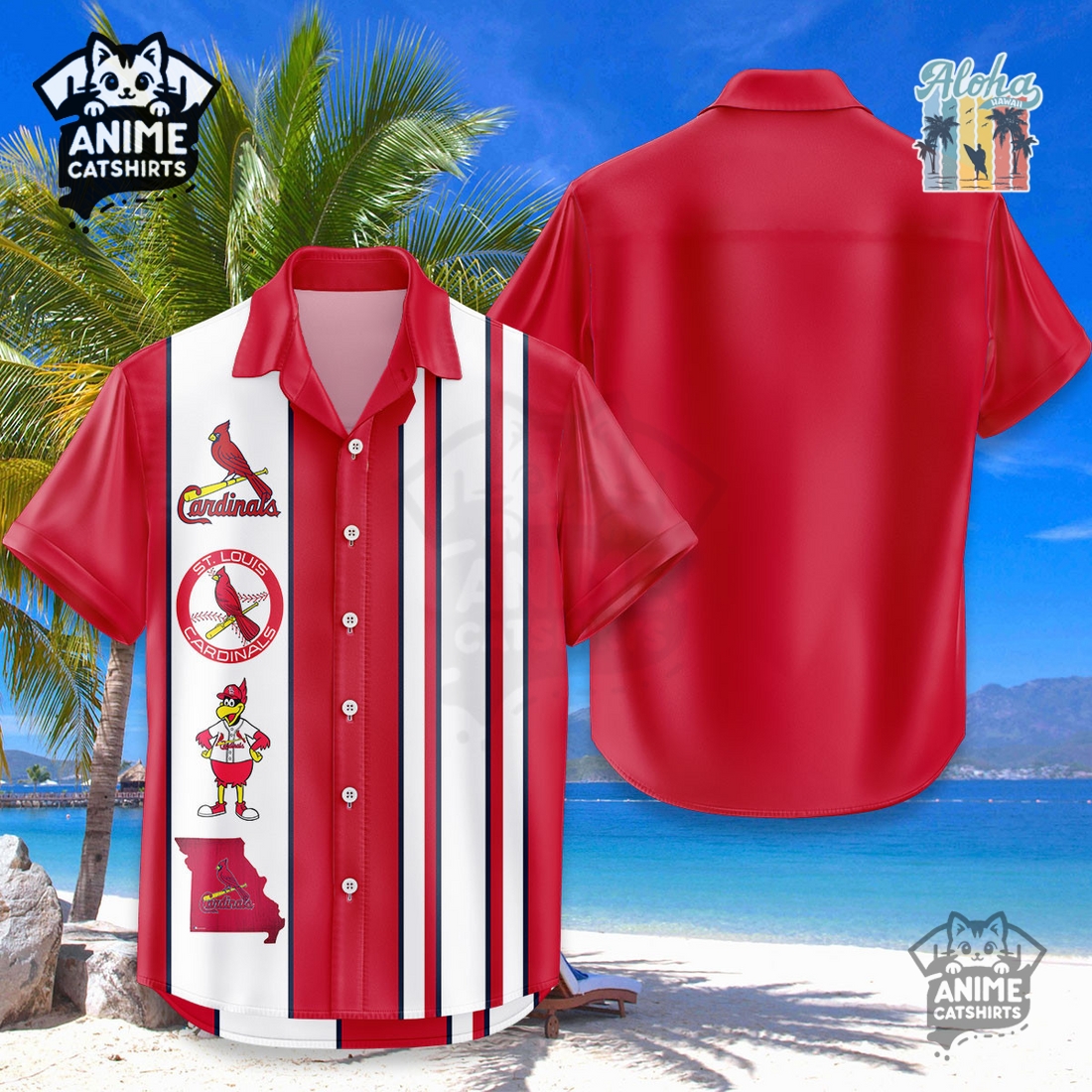 St. Louis Cardinals NFL Hawaiian Shirt