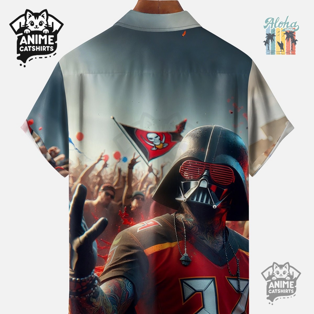 Tampa Bay Buccaneers Art NFL Hawaiian Shirt