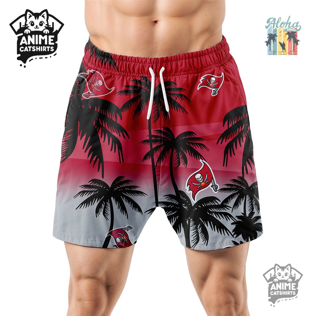 Tampa Bay Buccaneers NFL Aloha Shirt Tampa Bay Buccaneers NFL Aloha Shirt