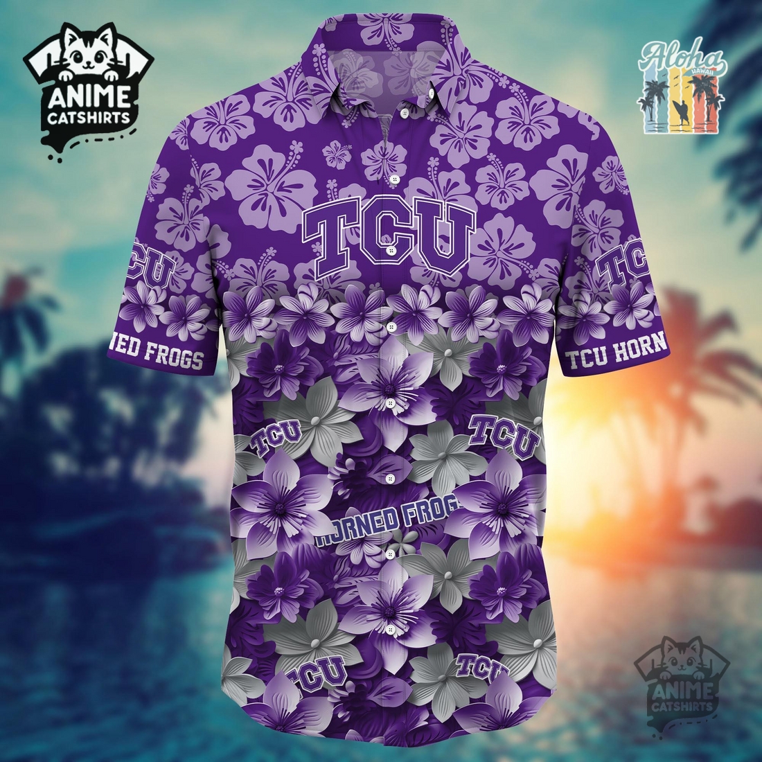 TCU Horned Frogs 1 Sports Hawaiian Shirt