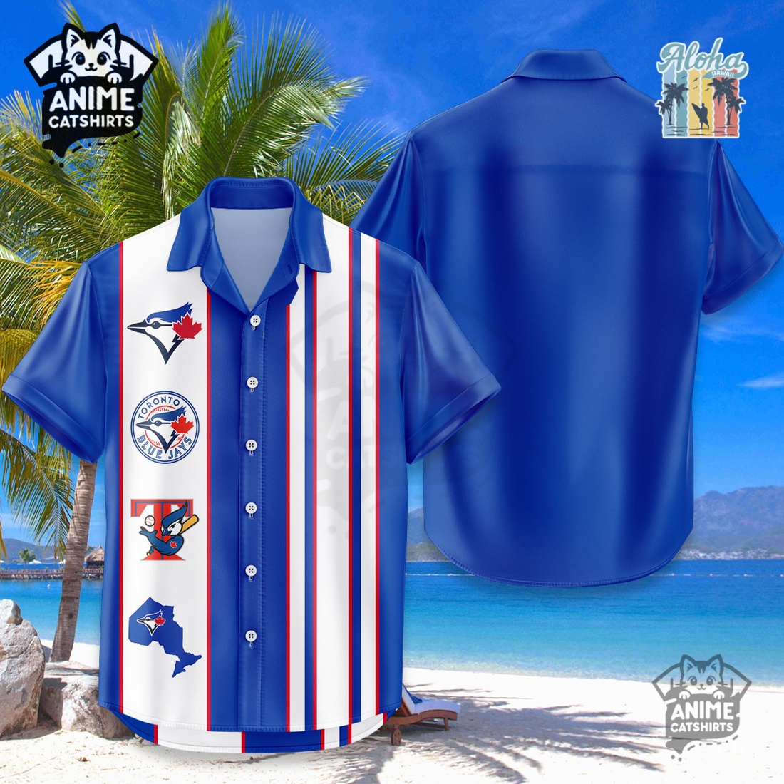 Toronto Blue Jays MLB Aloha Hawaiian Shirt