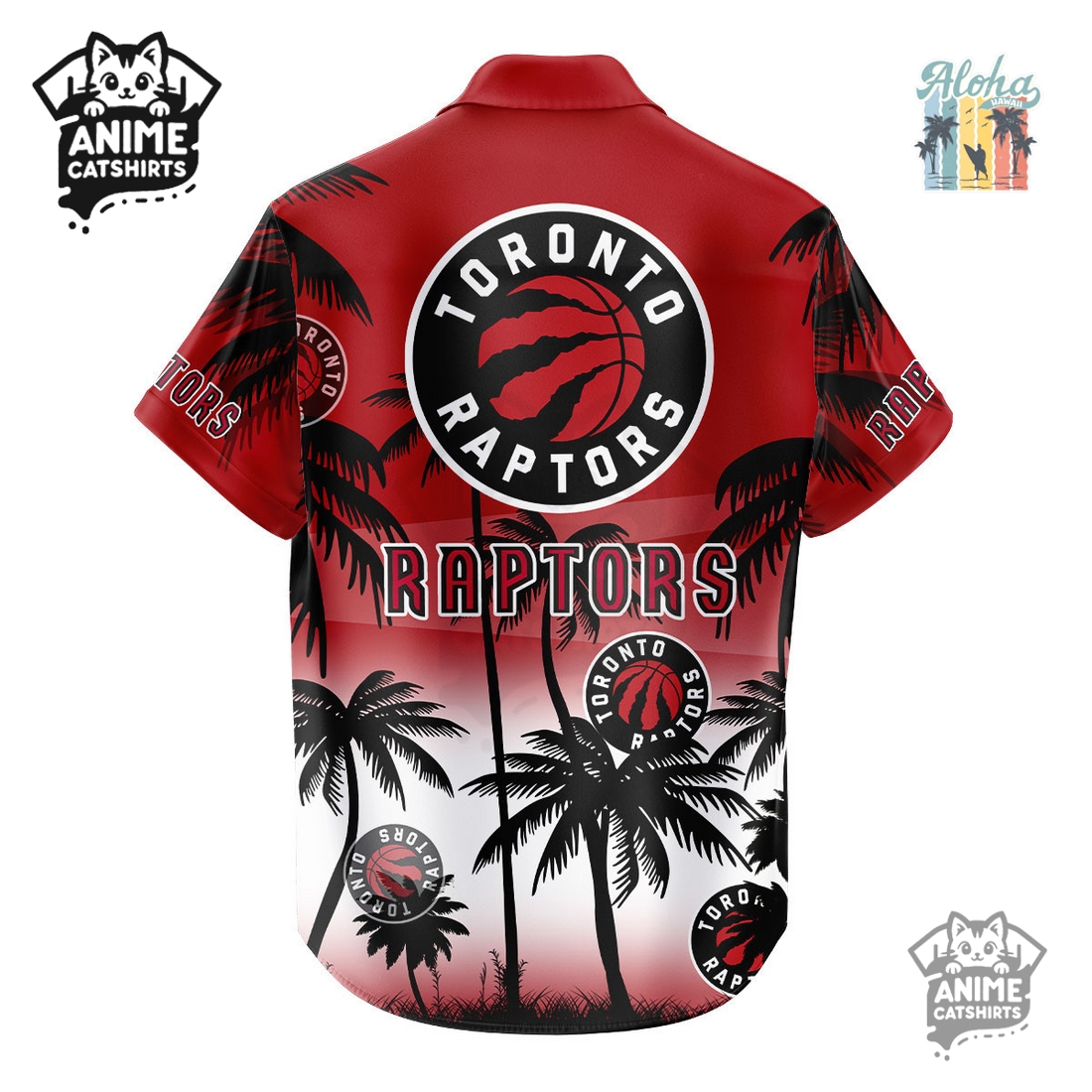 Toronto Raptors NBA Aloha Shirt Toronto Raptors NBA Aloha Shirt