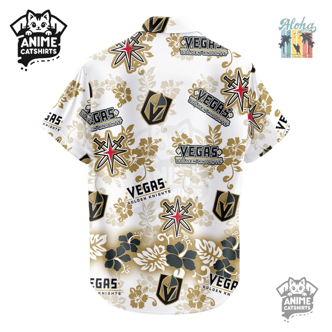 Vegas Golden Knights Aloha Paradise NHL Hawaiian Shirt Vegas Golden Knights Aloha Paradise NHL Hawaiian Shirt