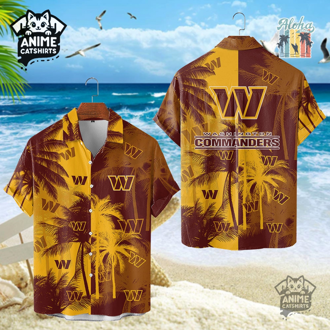 Washington Football Team Sports Hawaiian Shirt